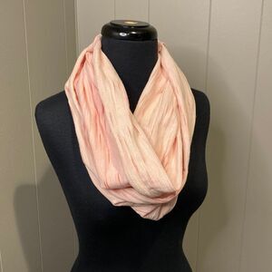 Gap Infinity Scarf One Size Pink/Light Pink Cotton/Polyester blend.